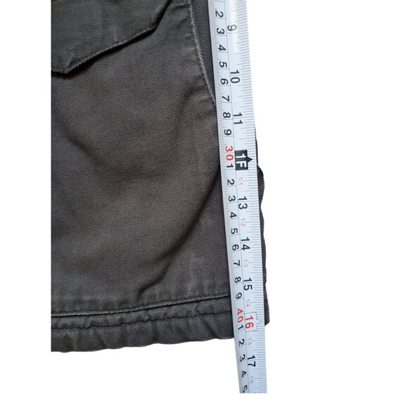 Powder River Outfitter Lined Jacket Green Canvas Barn Chore Coat Kid Youth Large - Picture 11 of 14